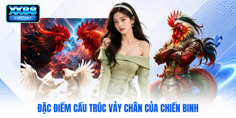 Đặc điểm cấu trúc vảy chân của chiến binh